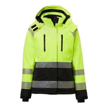 122 Winter Jacket w - Fluorescent yellow/black