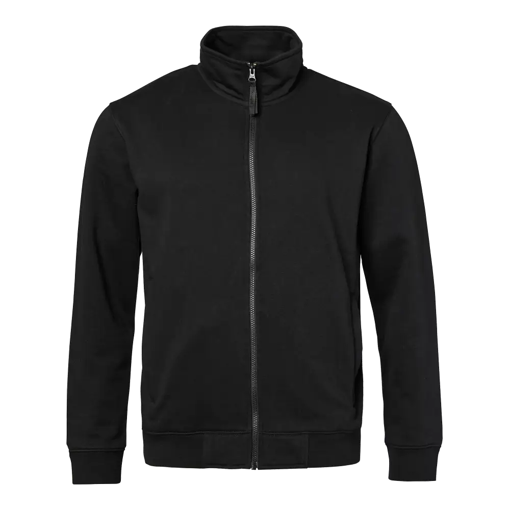 160 Sweat Fullzip - Black