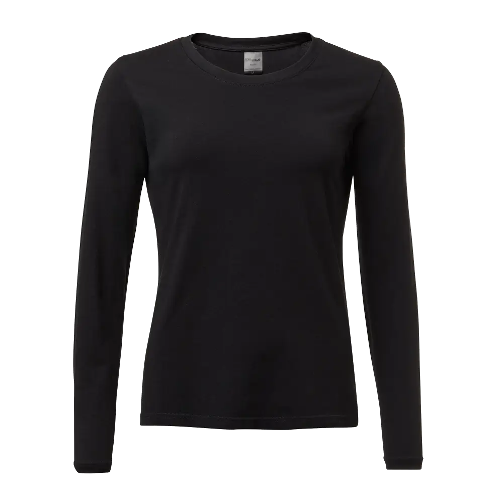 208 T-shirt LS w - Black