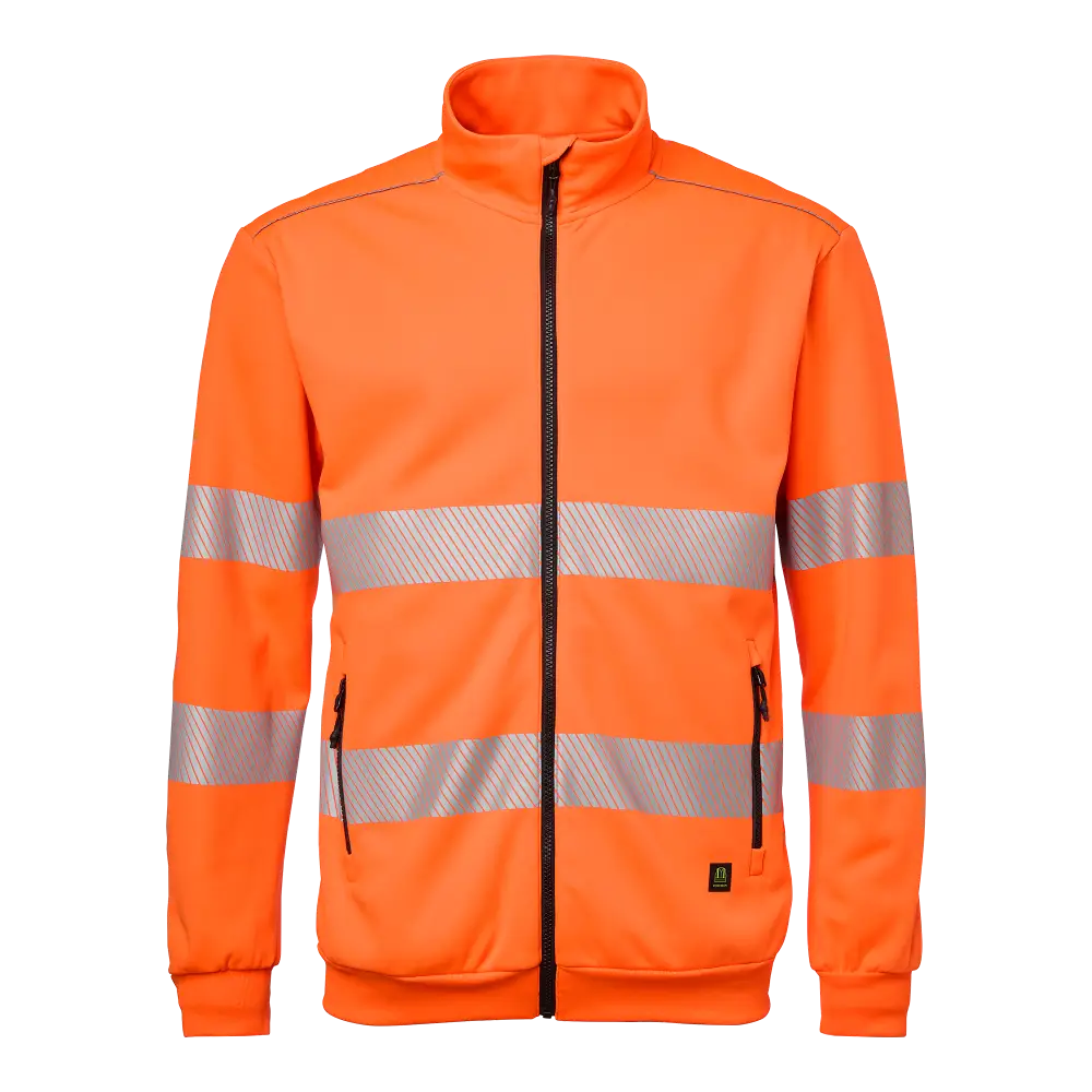 283 Sweat Fullzip - Fluorescent orange