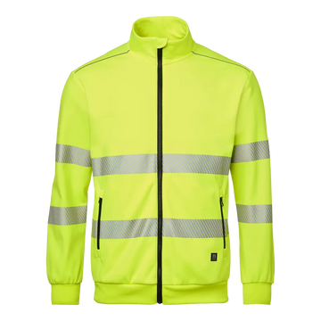 283 Sweat Fullzip - Fluorescent yellow