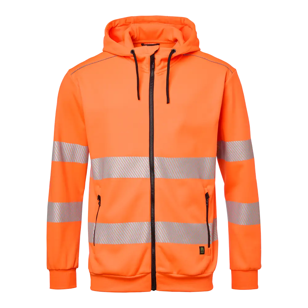 284 Sweat Zip Hoodie - Fluorescent yellow