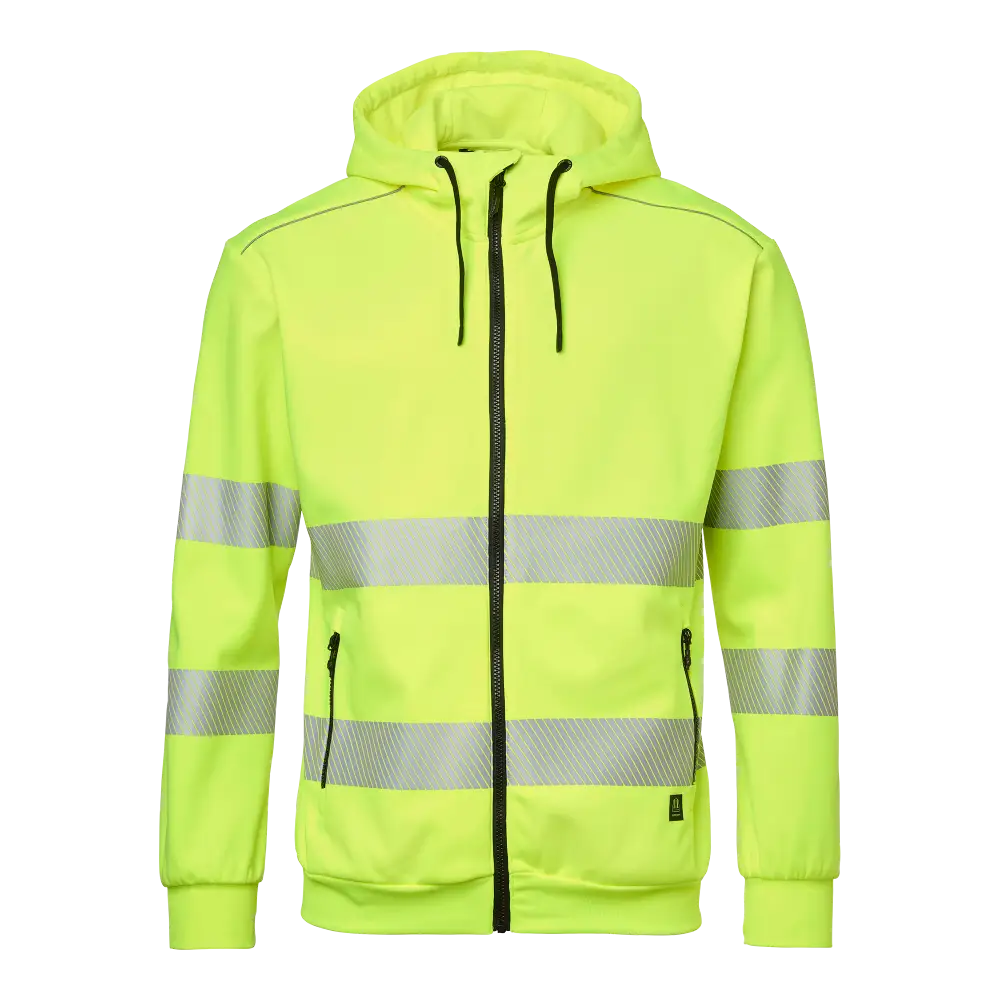 284 Sweat Zip Hoodie - Fluorescent yellow