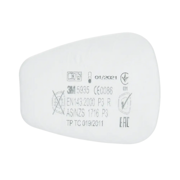 5935 P3 R 10pcs/2p Particle Filter - White