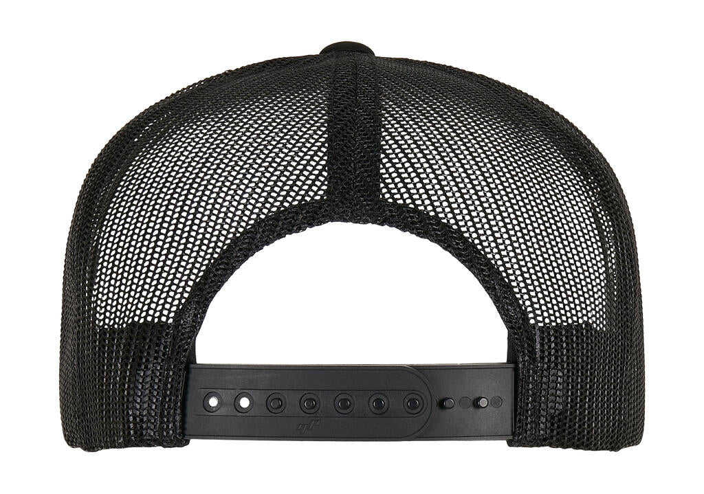 Flexfit Classic Curved Skum Truckerkeps – Vit Framdel