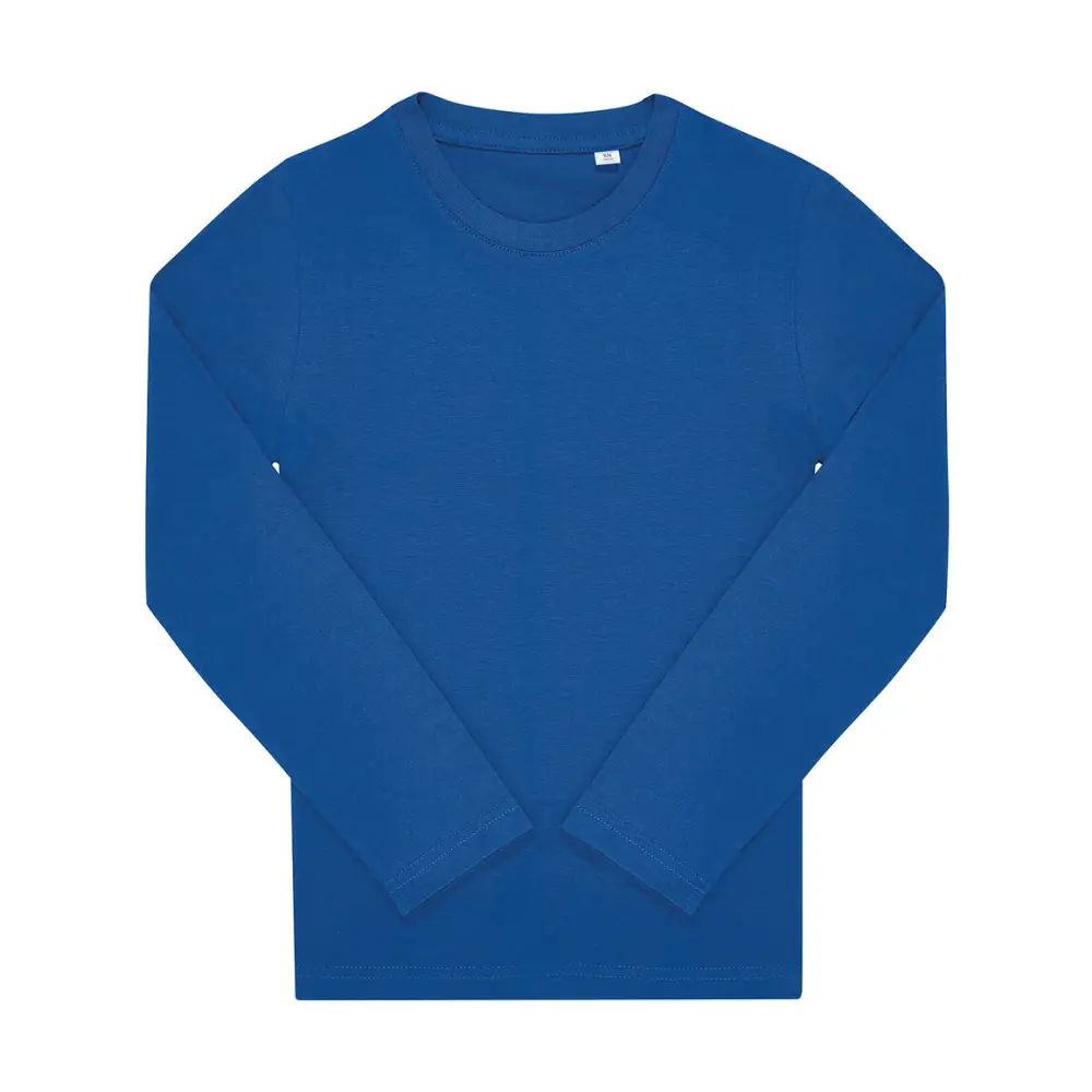 B&C #E150 LSL T-Shirt /kids - Royal Blue / 5/6 (110/116)