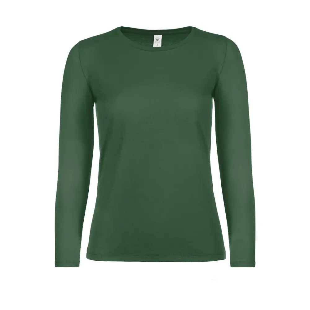 B&C #E150 LSL /women - Bottle Green / XS