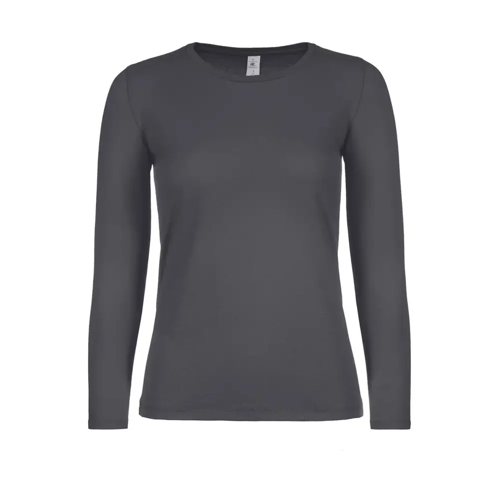 B&C #E150 LSL /women - Dark grey / XS