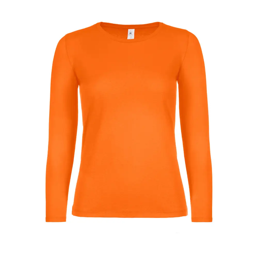 B&C #E150 LSL /women - Orange / XS