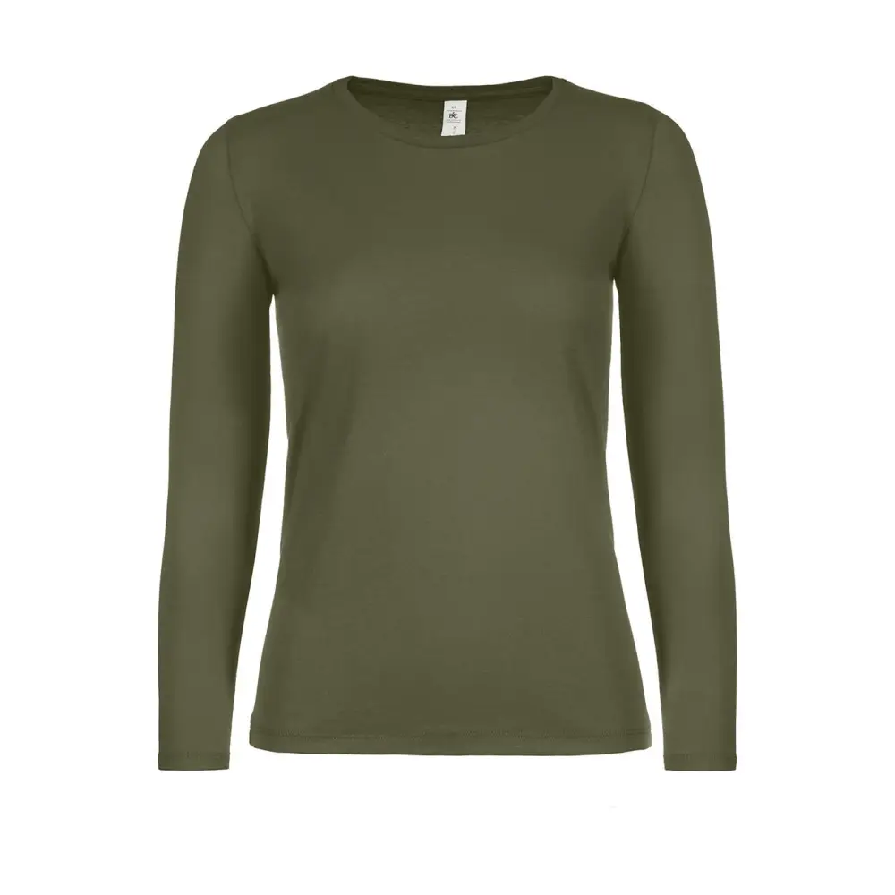 B&C #E150 LSL /women - Urban Khaki / XS
