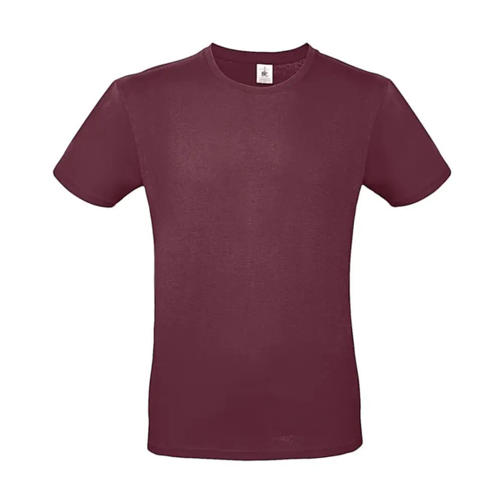 B&C #E150 T-Shirt - Burgundy / XS