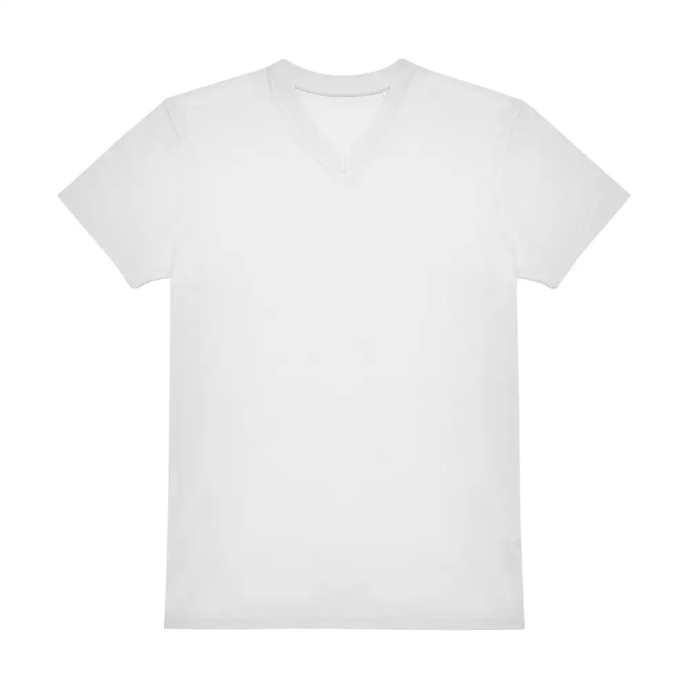 B&C #E150 V T-Shirt - White / XS