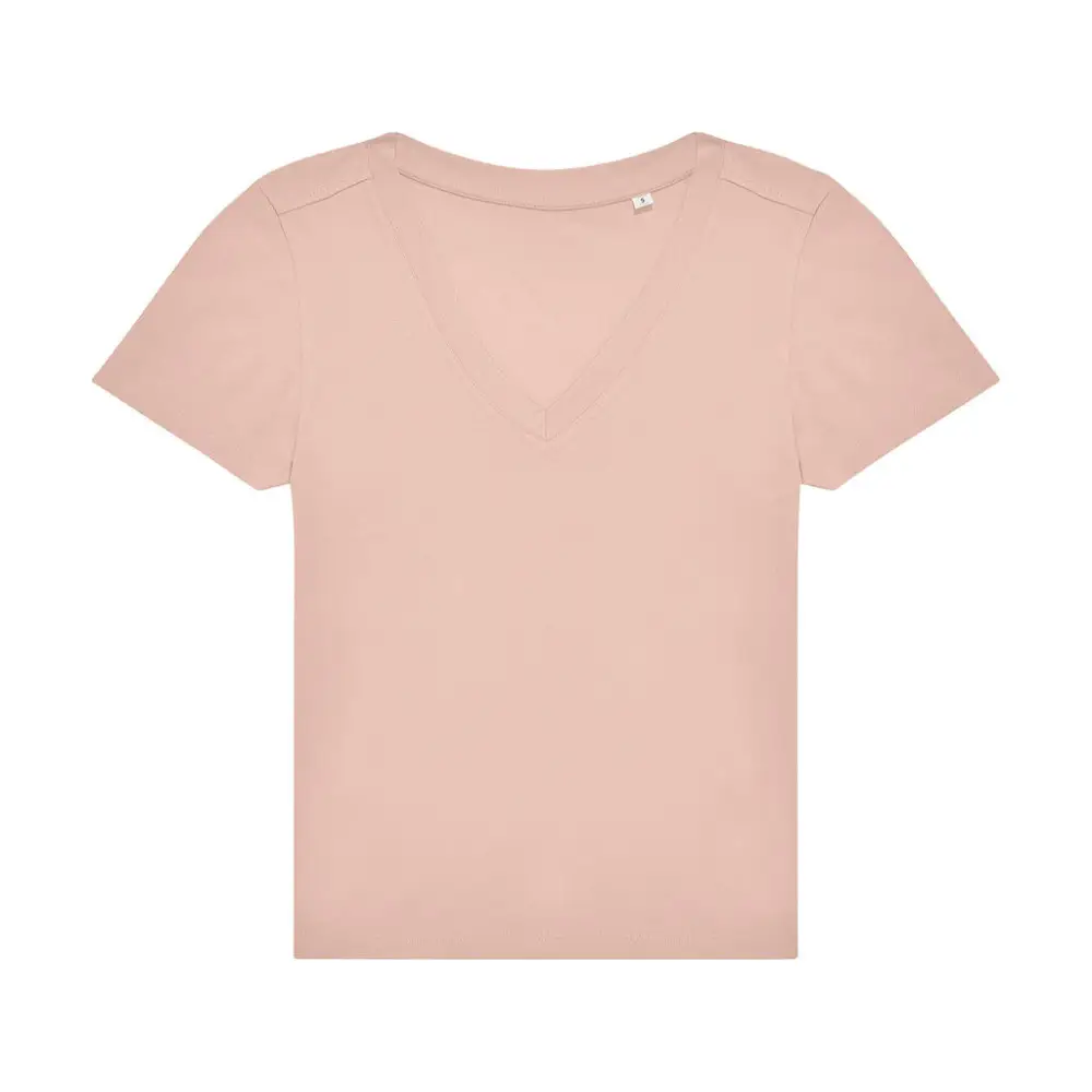 B&C #E150 V T-Shirt /women - Soft Rose / XS