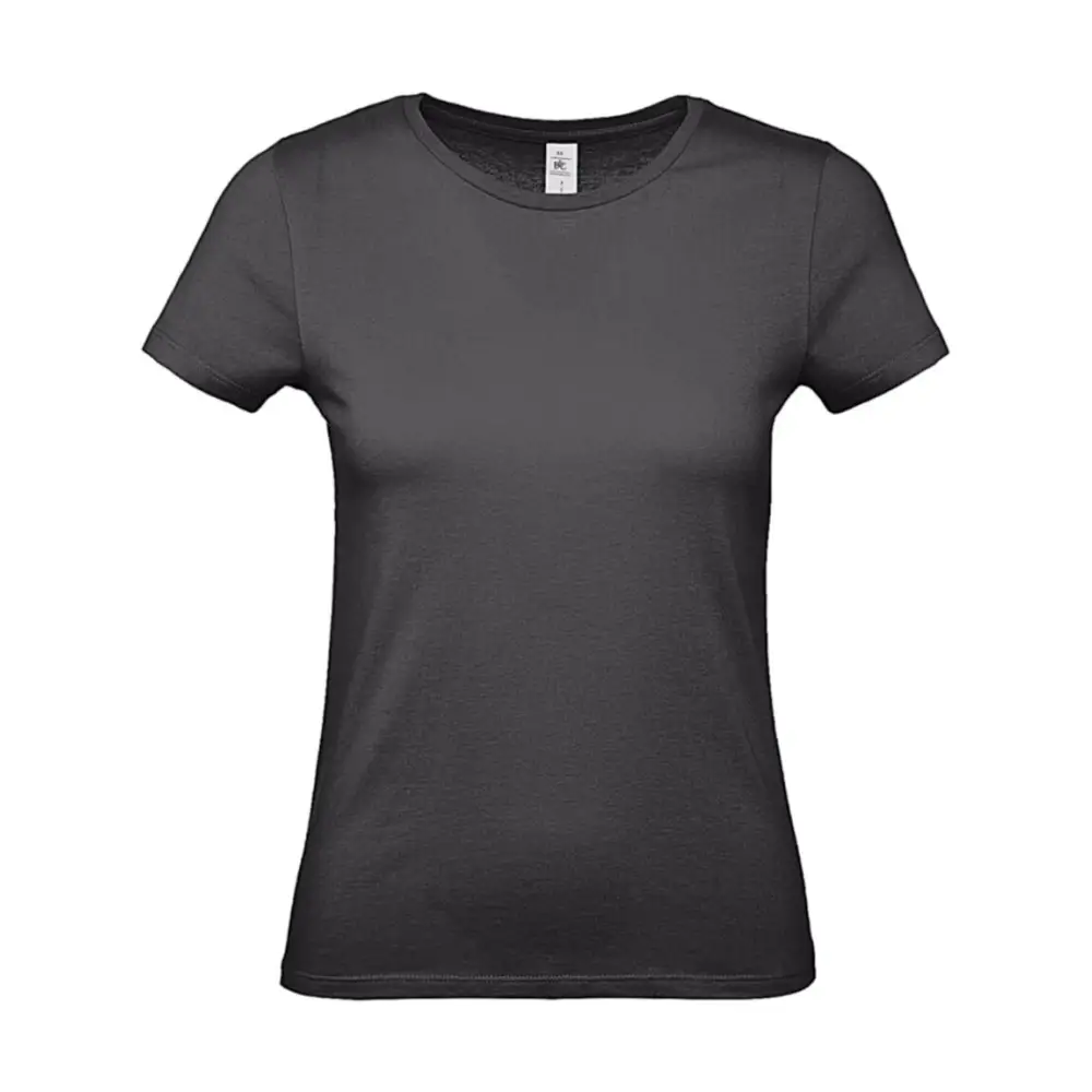 B&C #E150 /women T-Shirt - Black Pure / XS