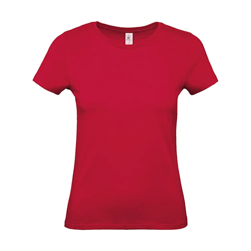 B&C #E150 /women T-Shirt - Deep Red / XS