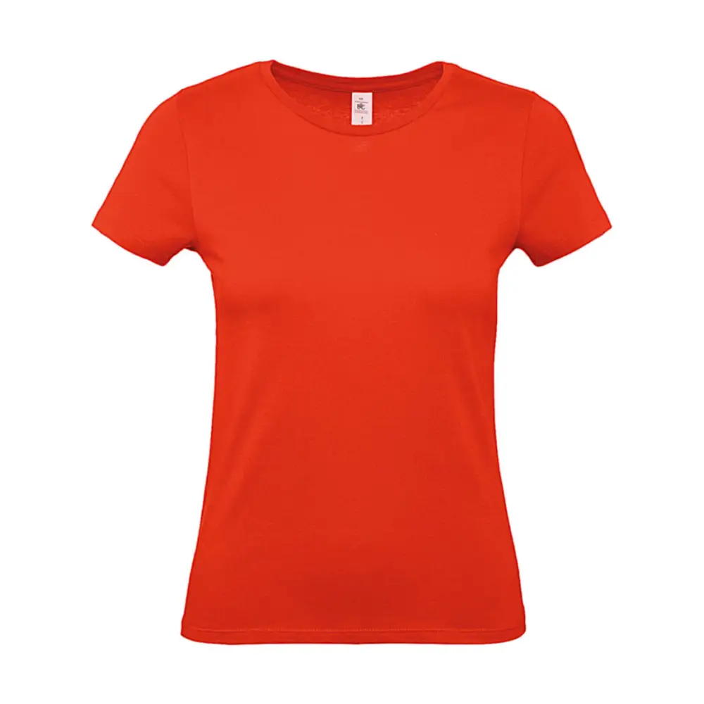 B&C #E150 /women T-Shirt - Fire Red / XS