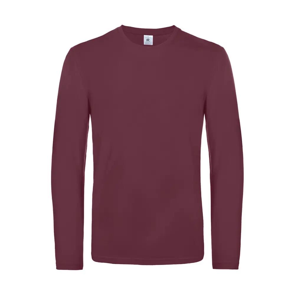 B&C #E190 LSL - Burgundy / S