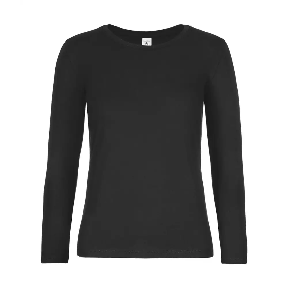 B&C #E190 LSL /women - Black / XS