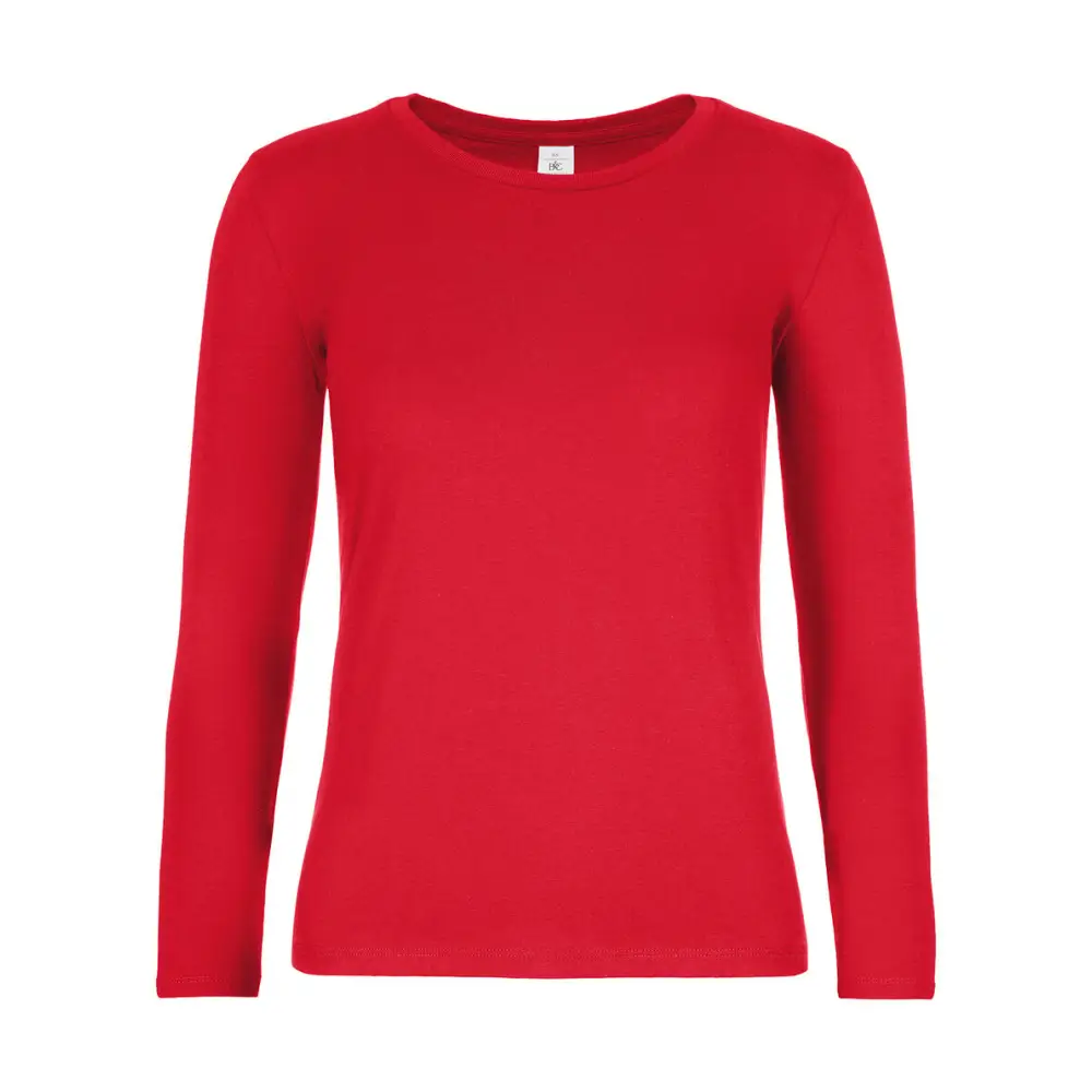 B&C #E190 LSL /women - Red / XS