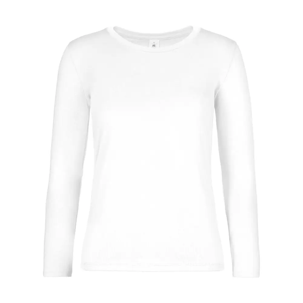 B&C #E190 LSL /women - White / XS