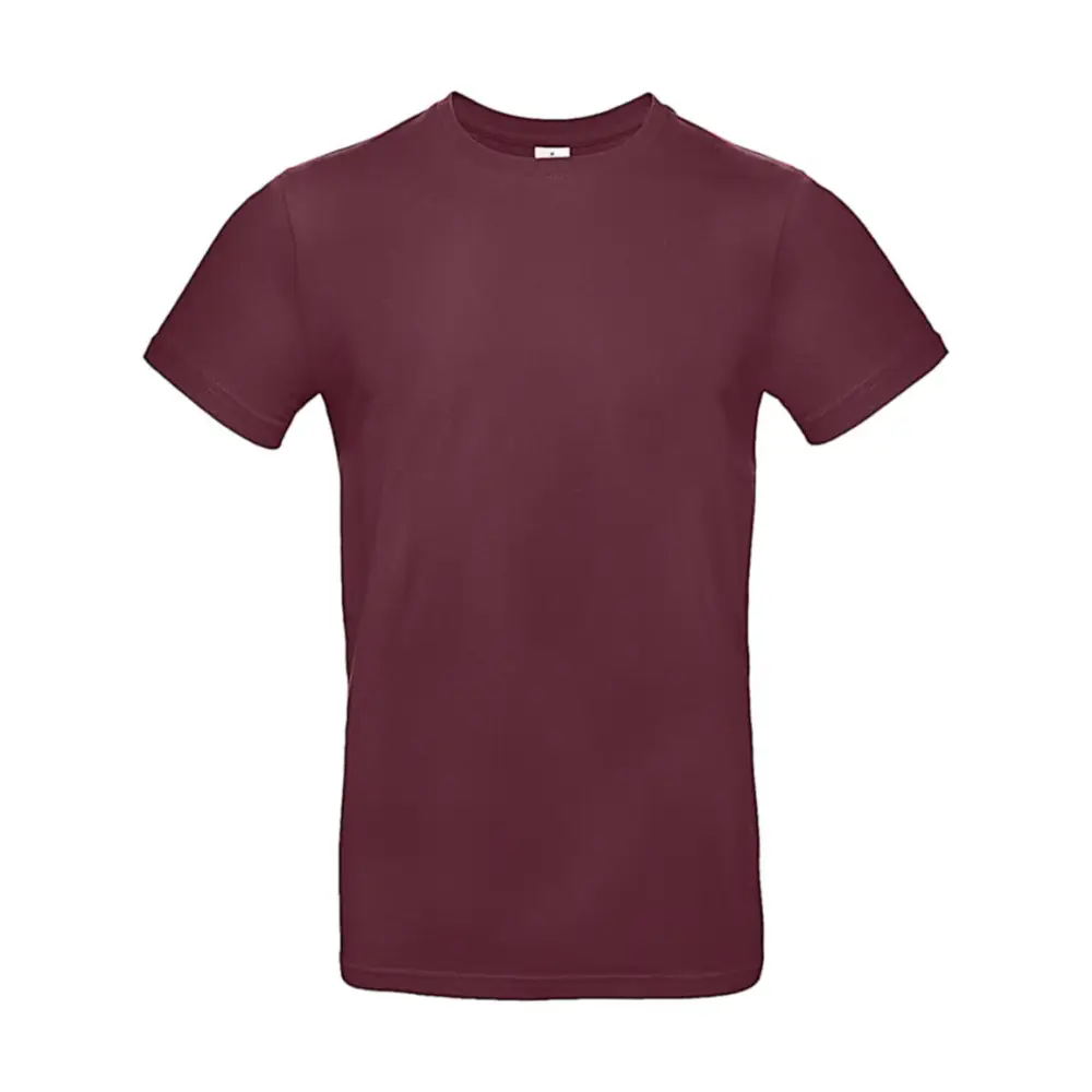 B&C #E190 T-Shirt - Burgundy / XS