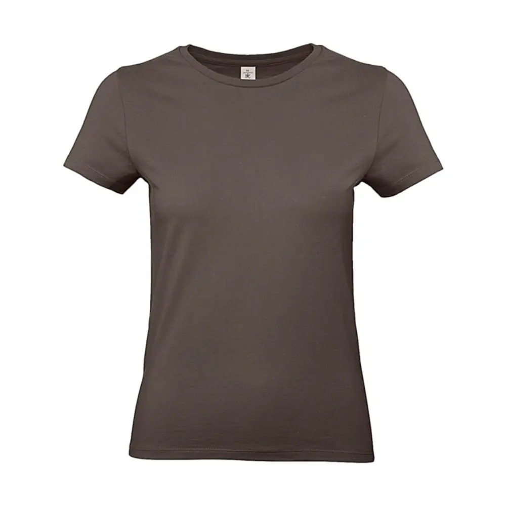 B&C #E190 /women T-Shirt - Brown / XS