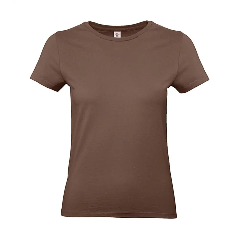 B&C #E190 /women T-Shirt - Chocolate / XS