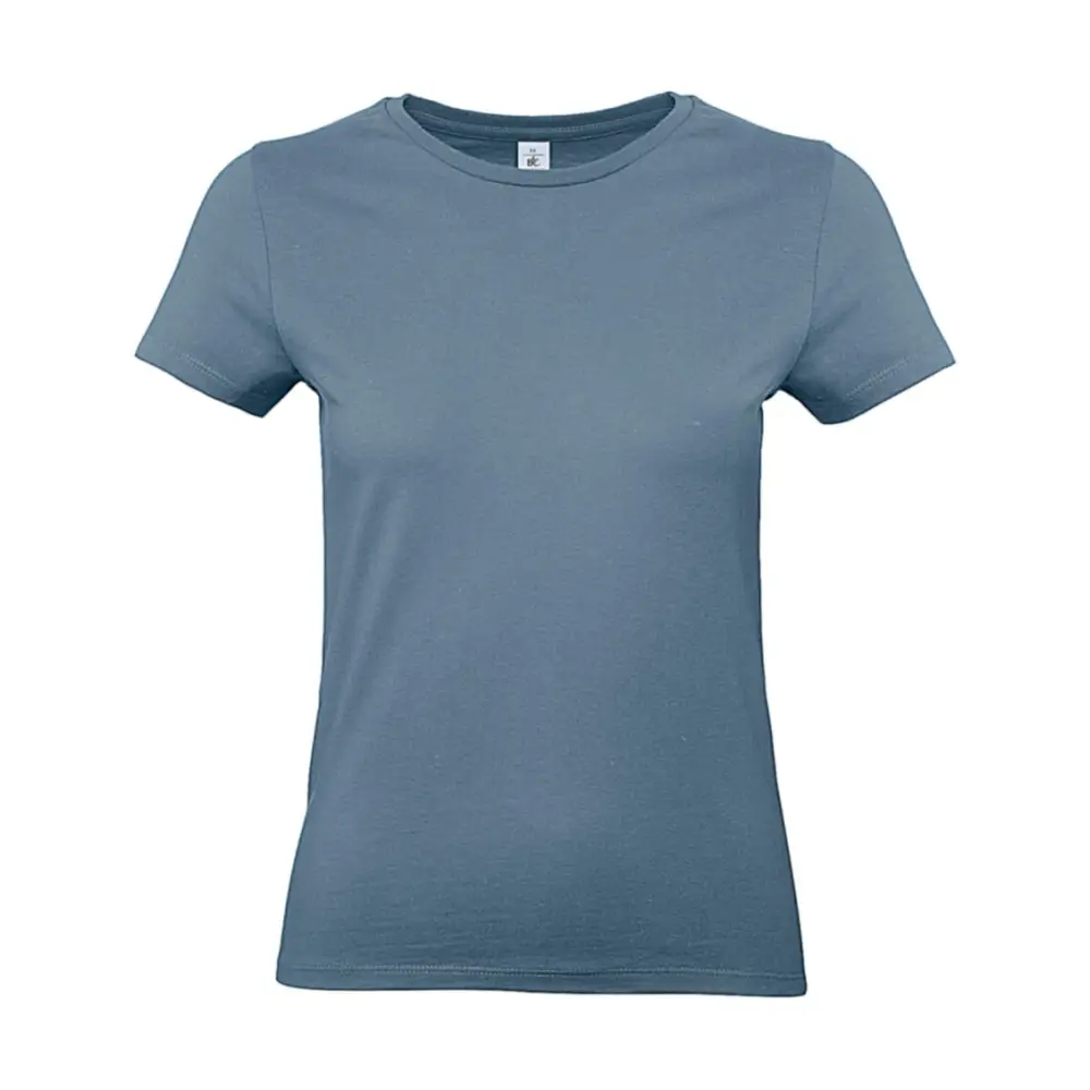 B&C #E190 /women T-Shirt - Stone Blue / XS