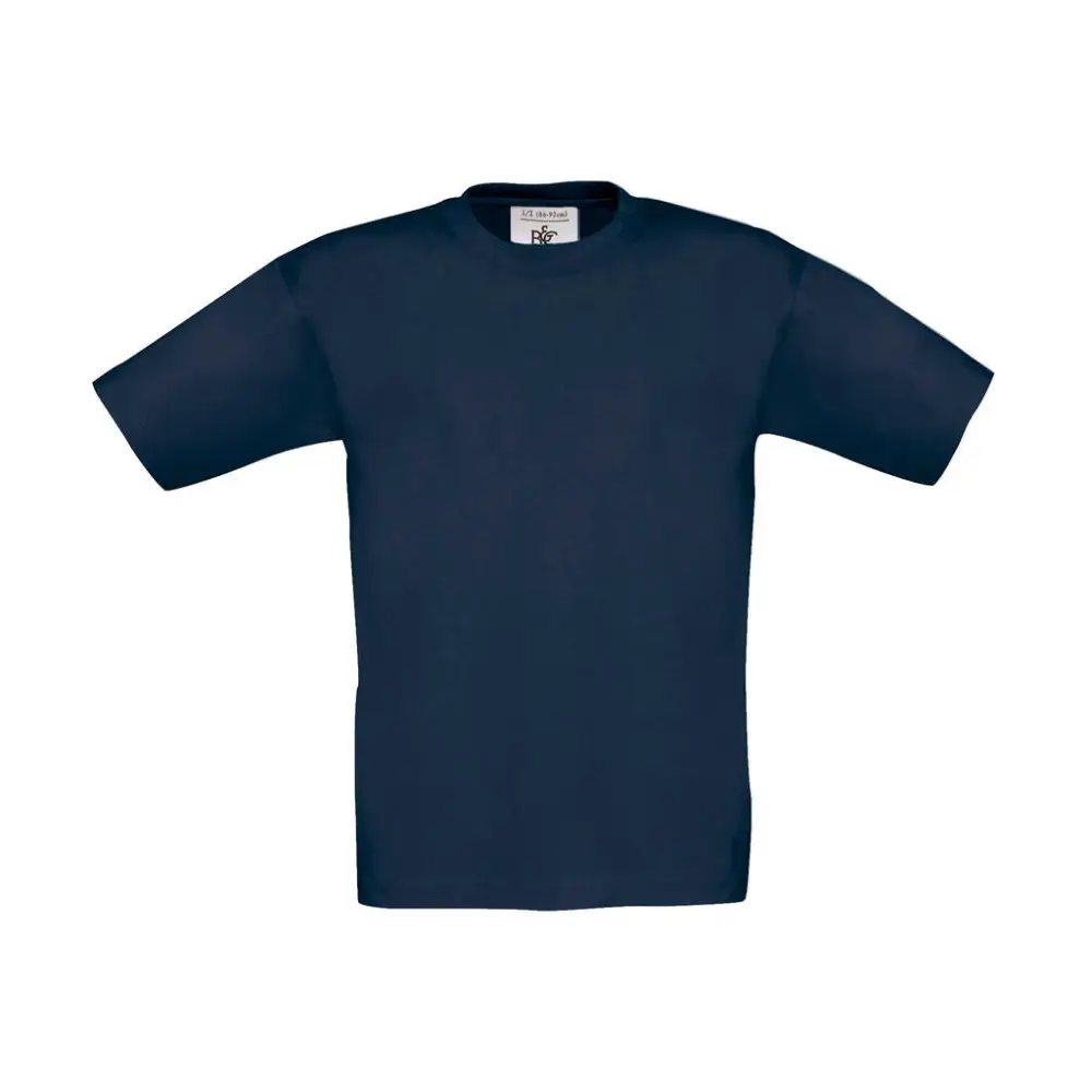 B&C Exact 150/kids T-Shirt - Light Navy / 3/4 (98/104)