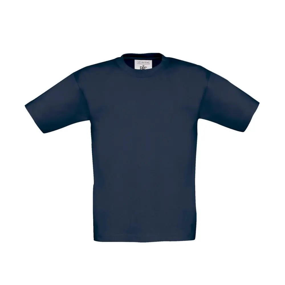 B&C Exact 150/kids T-Shirt - Navy / 1/2 (86/92)