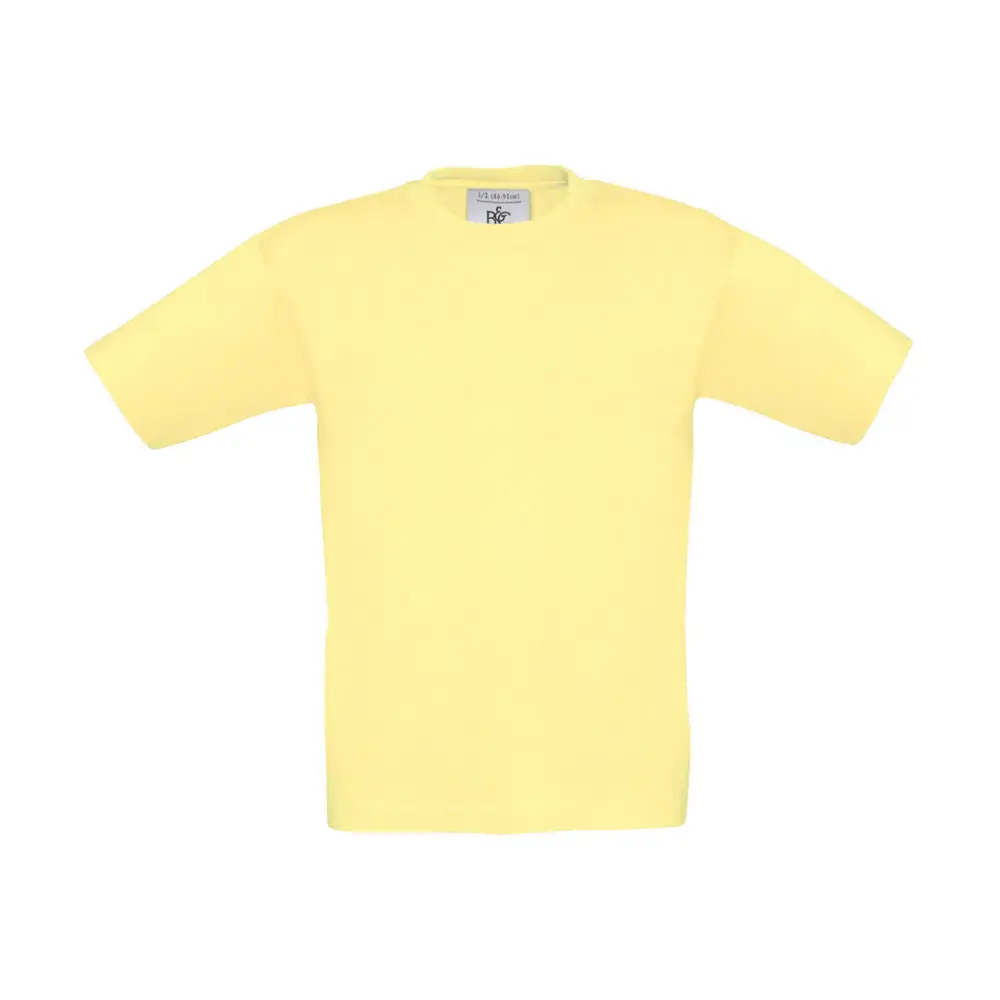 B&C Exact 150/kids T-Shirt - Yellow / 3/4 (98/104)