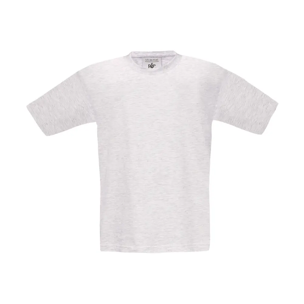 B&C Exact 190/kids T-Shirt - Ash / 3/4 (98/104)