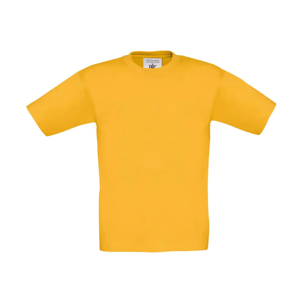 B&C Exact 190/kids T-Shirt - Gold / 3/4 (98/104)