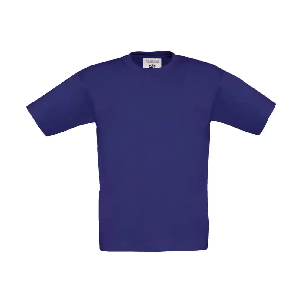 B&C Exact 190/kids T-Shirt - Indigo / 3/4 (98/104)