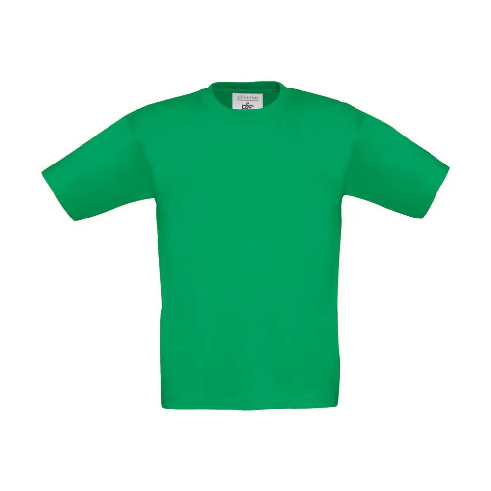 B&C Exact 190/kids T-Shirt - Kelly Green / 3/4 (98/104)