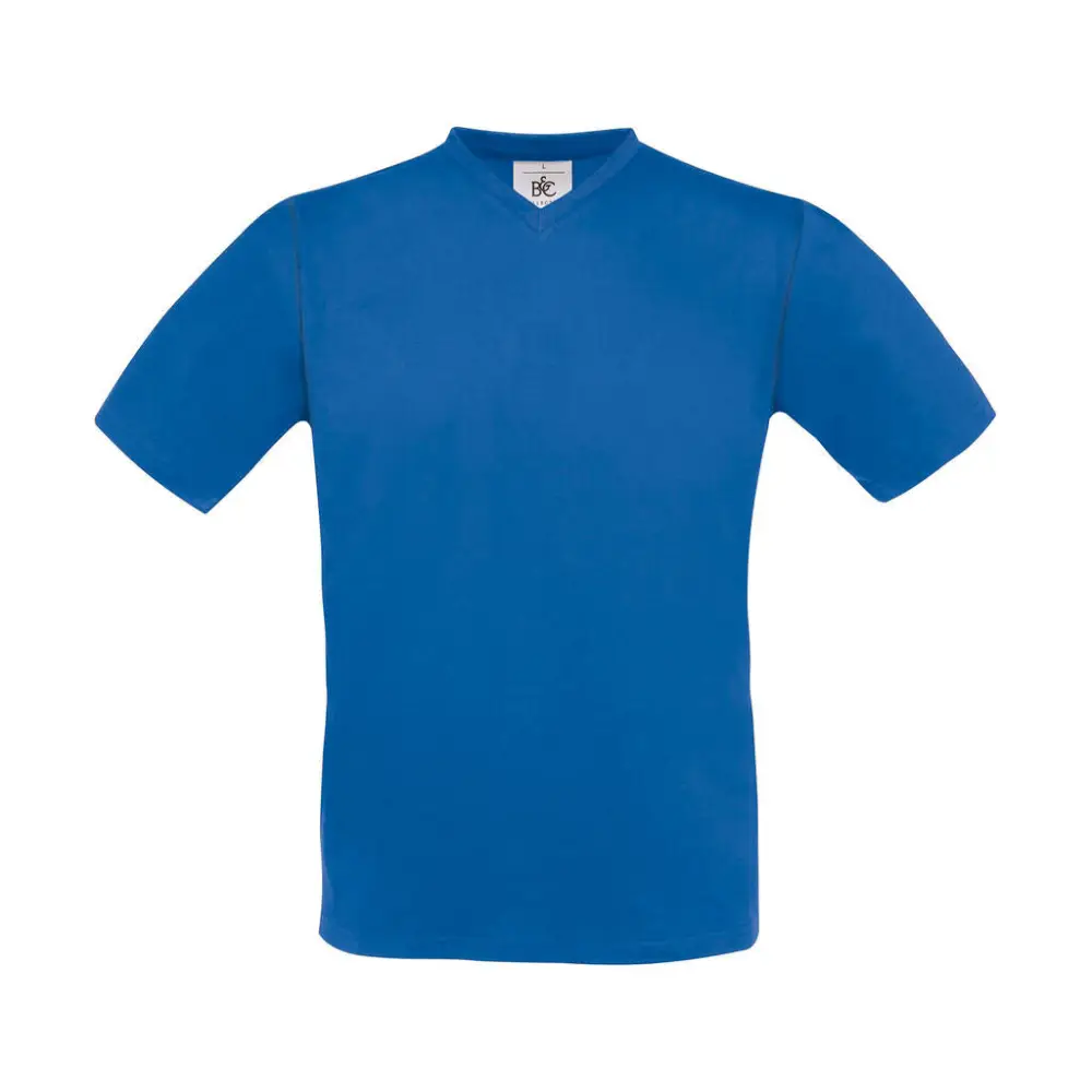 B&C Exact V-neck T-Shirt - Royal Blue / S