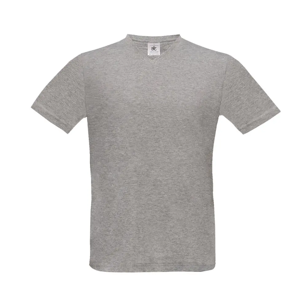 B&C Exact V-neck T-Shirt - Sport Grey / S