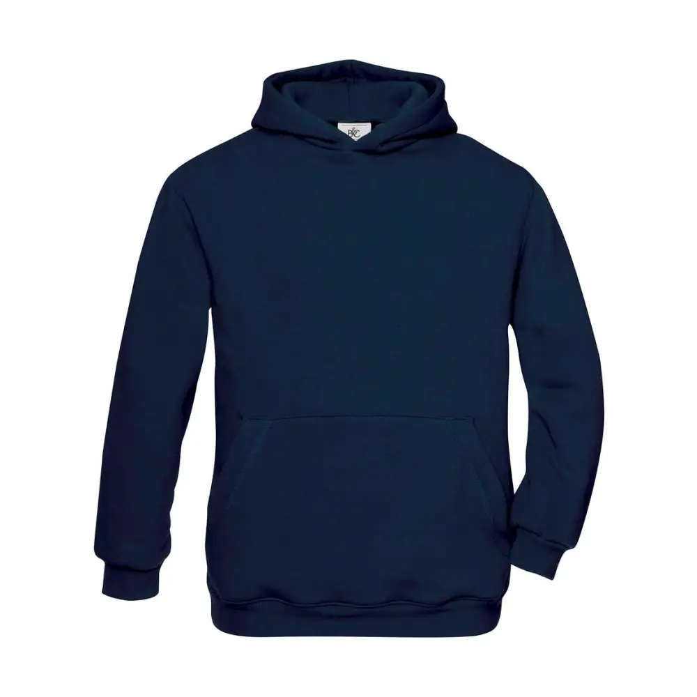 B&C Hooded/kids Sweat - Navy / 3/4 (98/104)