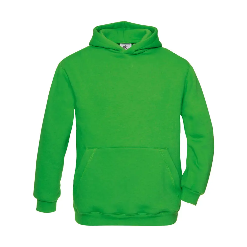 B&C Hooded/kids Sweat - Real Green / 3/4 (98/104)