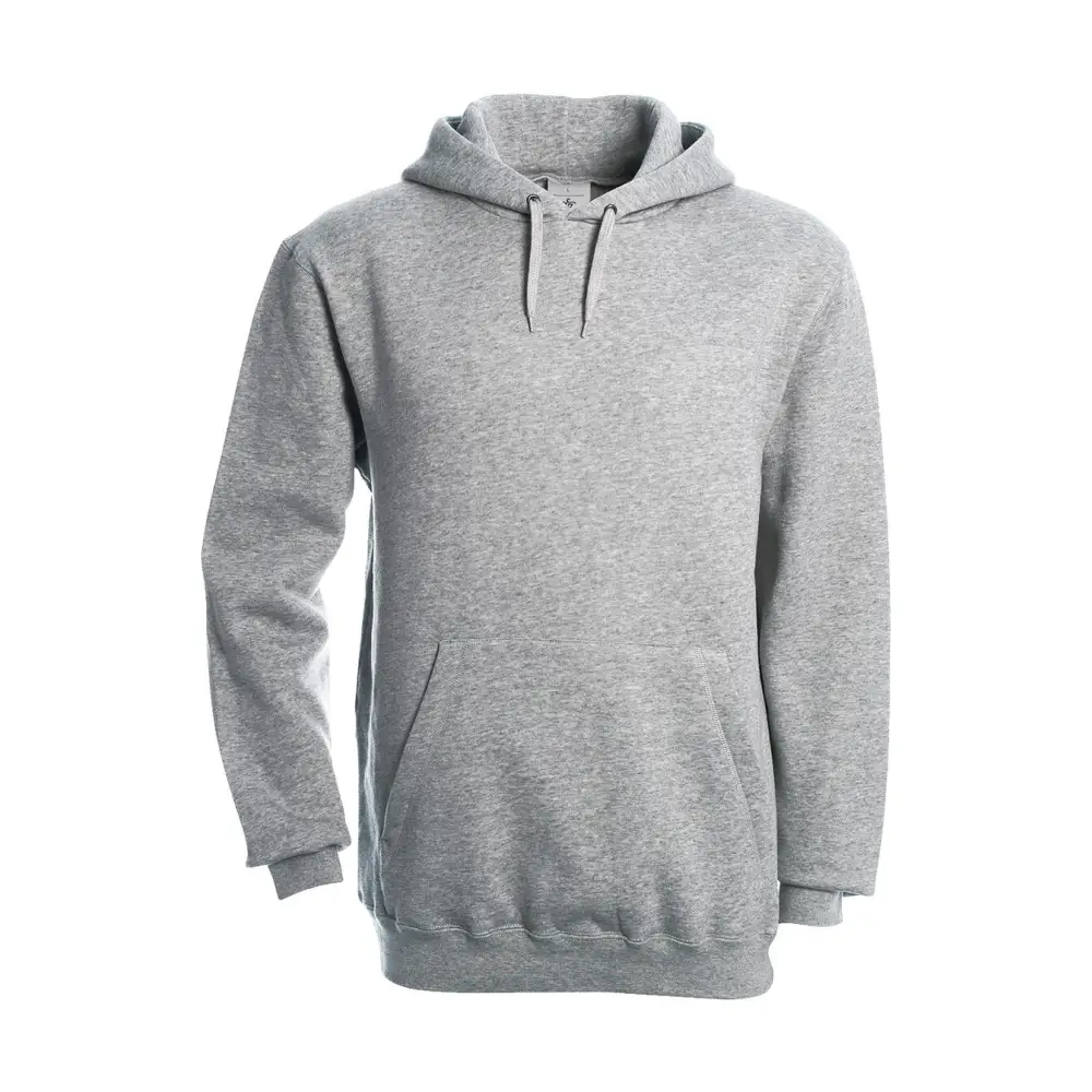 B&C Hooded Sweatshirt - Heather Grey / 2XS