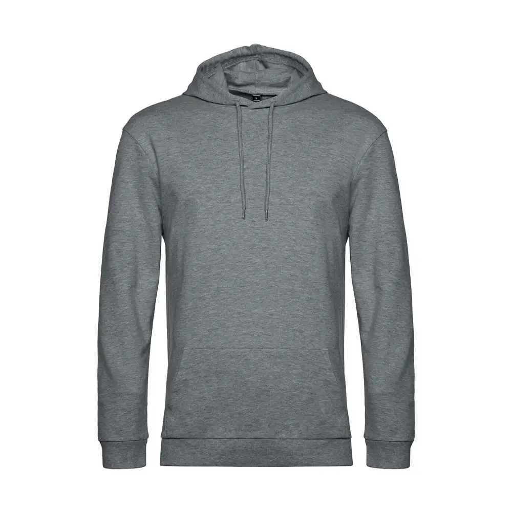 B&C #Hoodie French Terry - Heather Mid Grey / XS