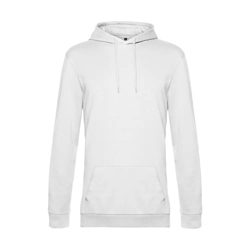 B&C #Hoodie French Terry - White / XS
