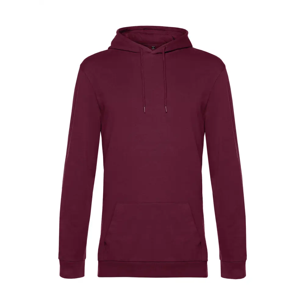 B&C #Hoodie French Terry - Wine / XS