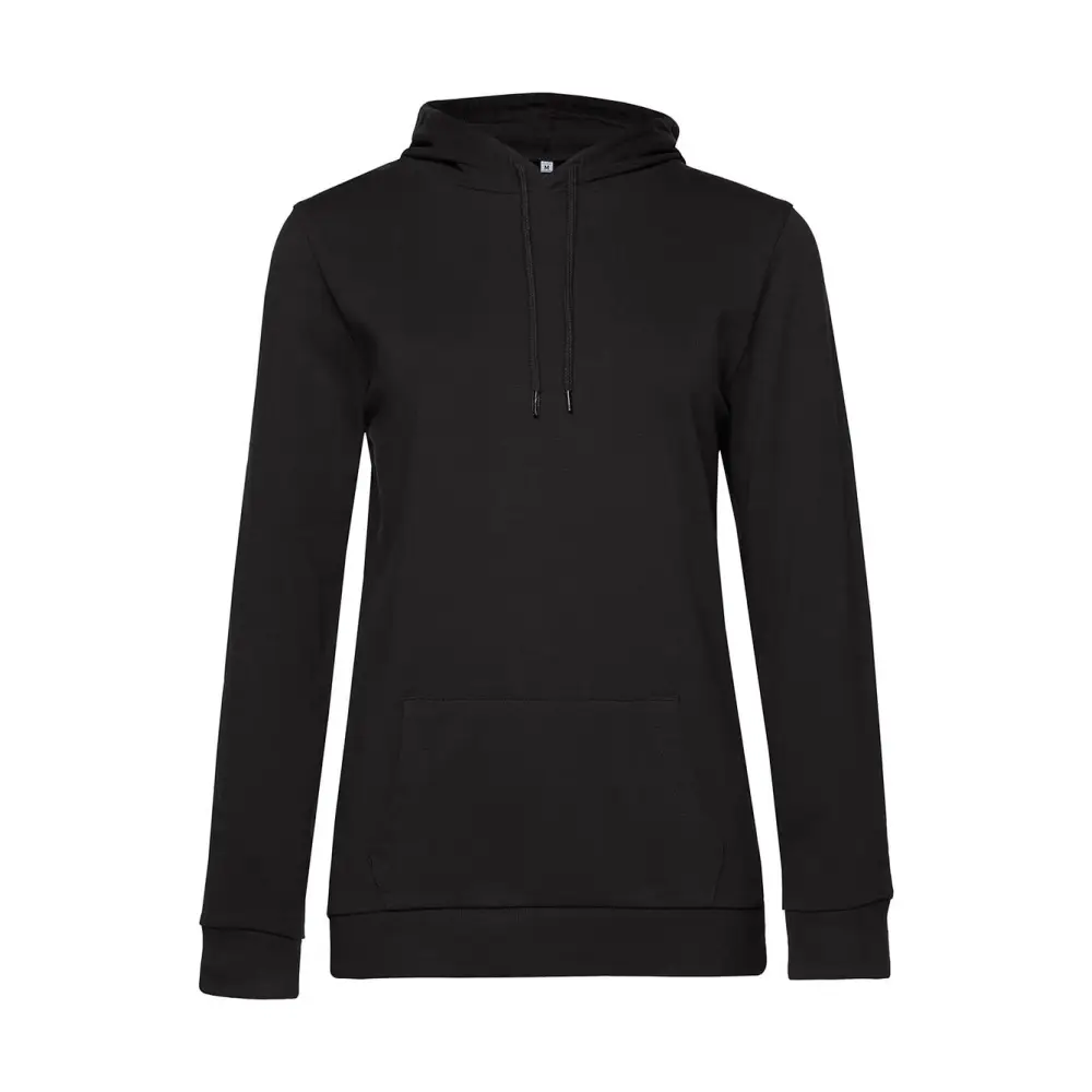 B&C #Hoodie /women French Terry - Black Pure / XS