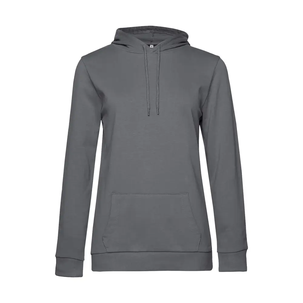 B&C #Hoodie /women French Terry - Elephant Grey / XS