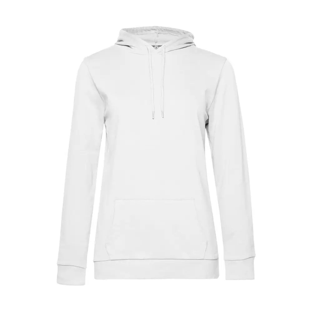 B&C #Hoodie /women French Terry - White / XS