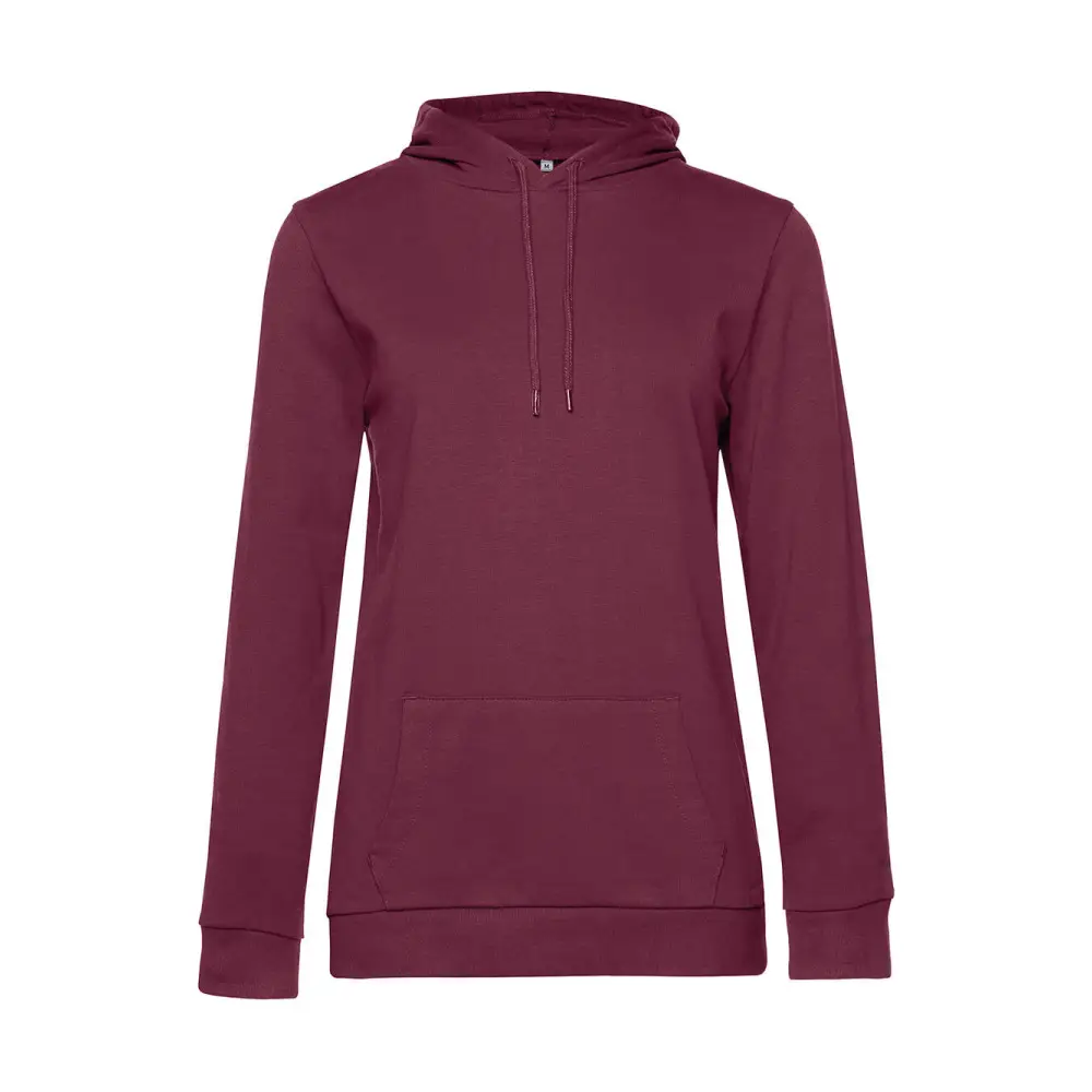 B&C #Hoodie /women French Terry - Wine / XS