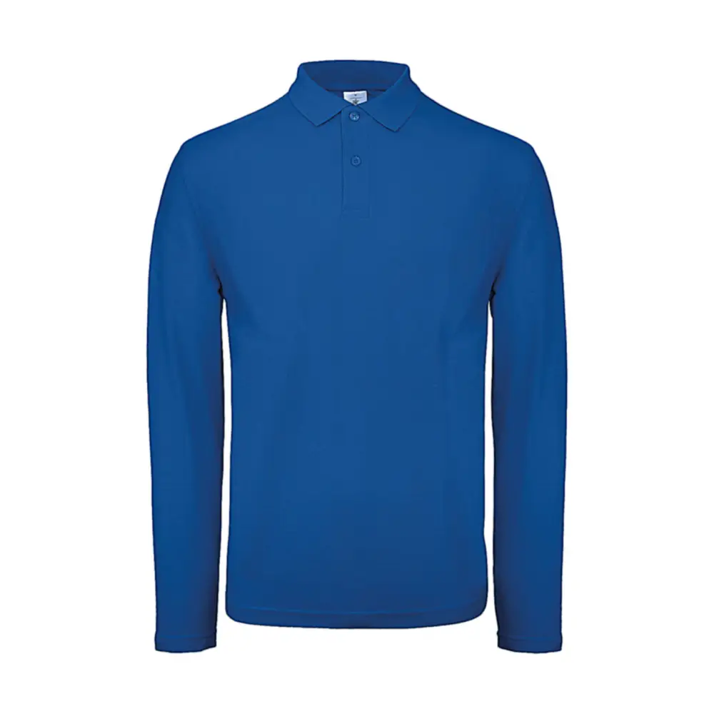 B&C ID.001 LSL Polo - Royal Blue / XS