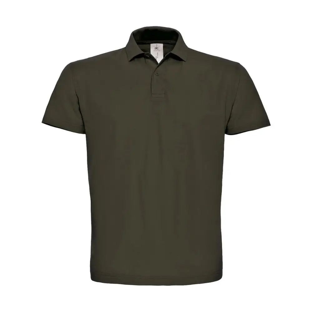 B&C ID.001 Piqué Polo Shirt - Brown / XS