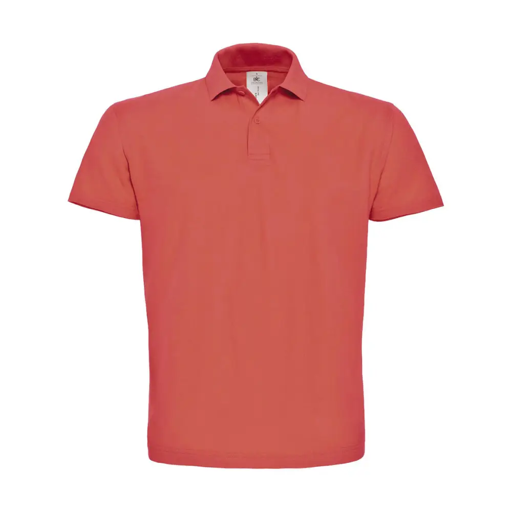 B&C ID.001 Piqué Polo Shirt - Pixel Coral / XS